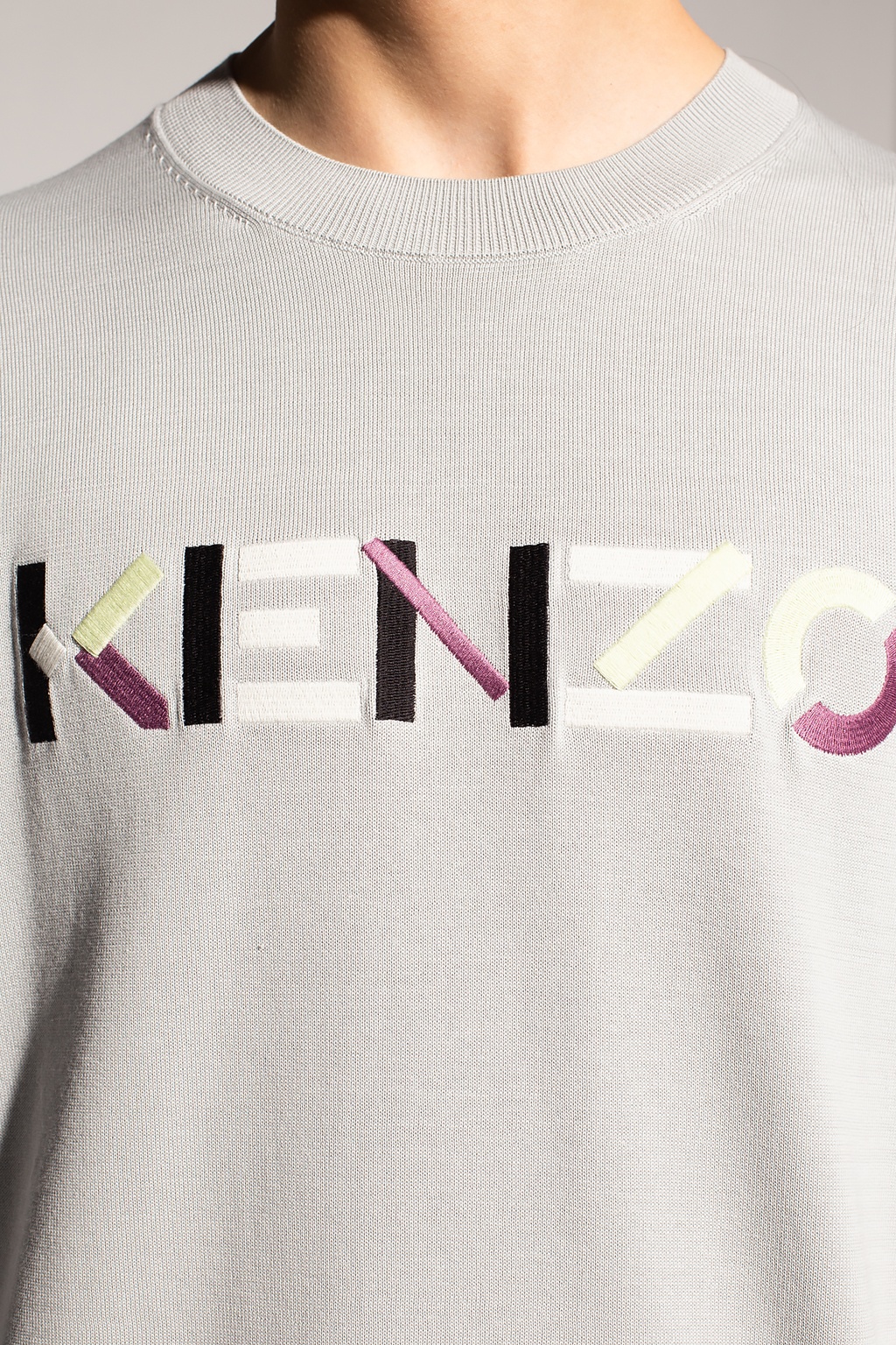 Kenzo Logo-embroidered sweater